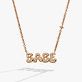 'Babe' Bubble Crystal Pendant Necklace